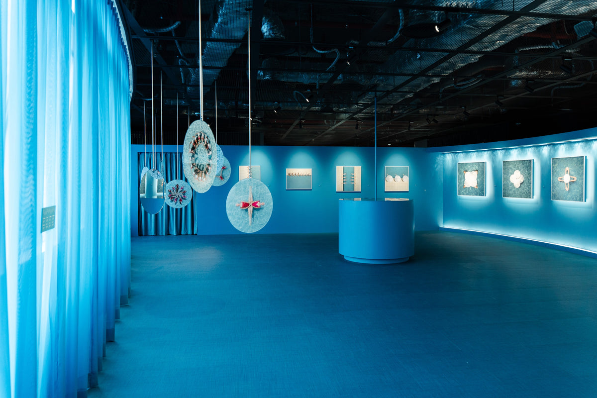 Blue harmony room, Moving Life, Still Art exhibition, Seoul